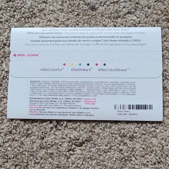 Color Street Bundle - Limited Edition Animal overlays - Party Paws - Friends - Picture 5 of 5